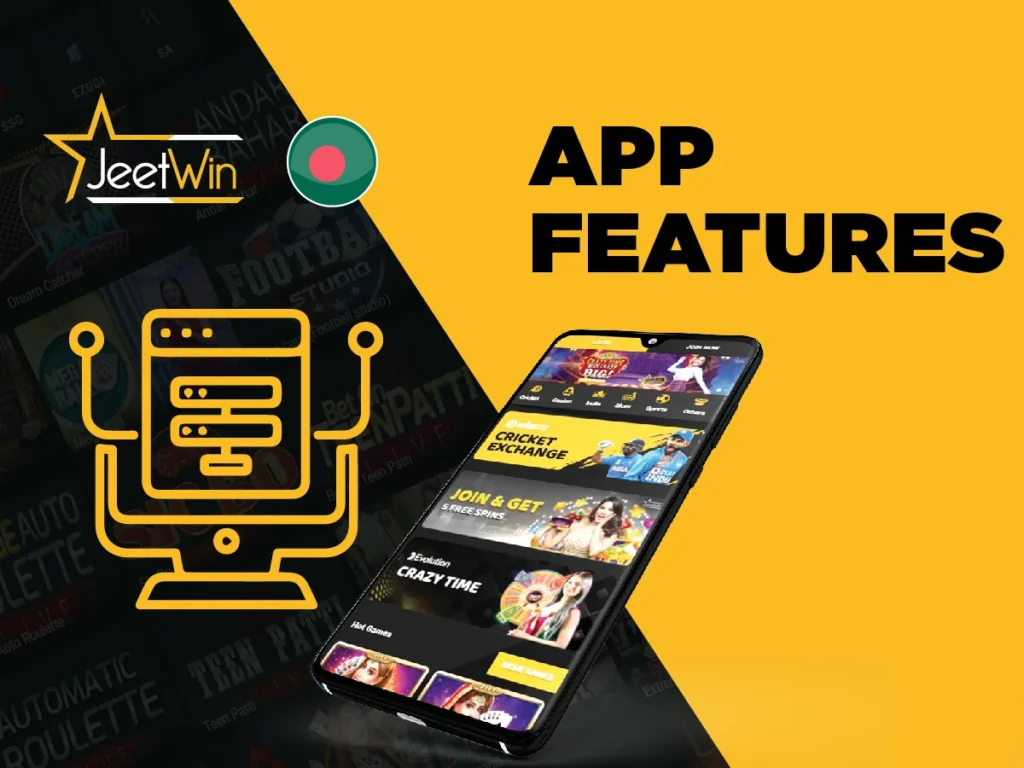 Jeetwin mobile app features