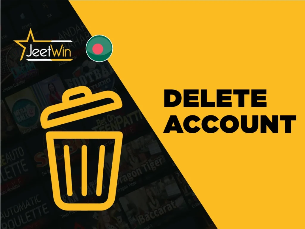 How to delete an account