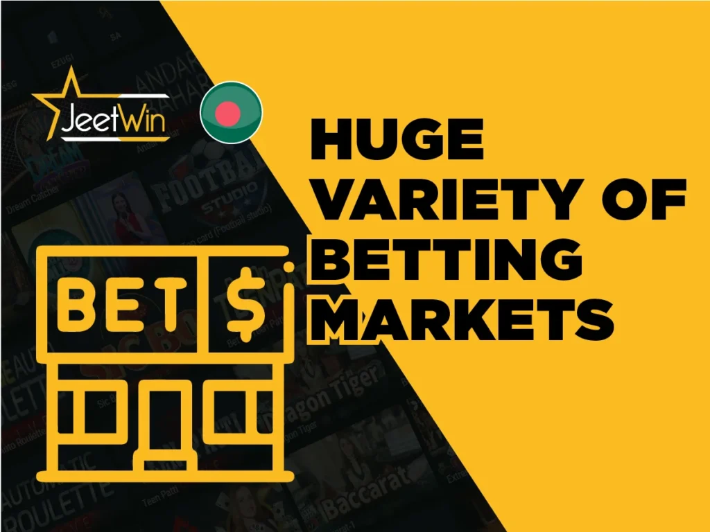 Variety of betting markets